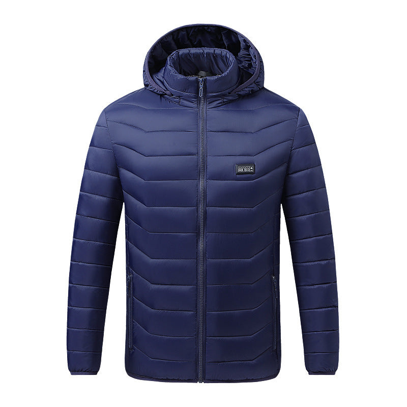 Electric Heating Winter Jacket with Adjustable Temperature Control