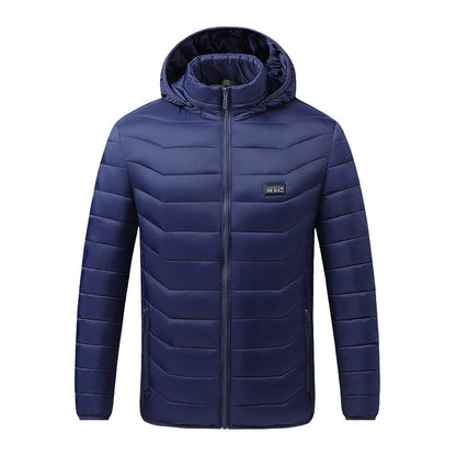Electric Heating Winter Jacket with Adjustable Temperature Control