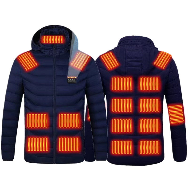 Electric Heating Winter Jacket with Adjustable Temperature Control