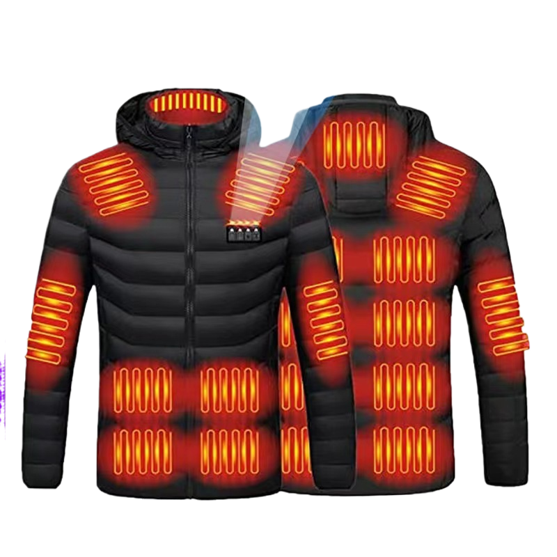 Electric Heating Winter Jacket with Adjustable Temperature Control