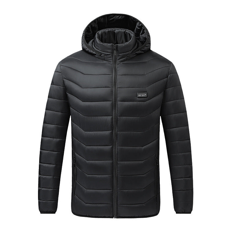 Electric Heating Winter Jacket with Adjustable Temperature Control
