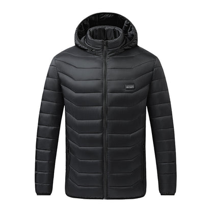 Electric Heating Winter Jacket with Adjustable Temperature Control